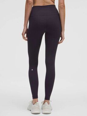 NWOT Lululemon Wunder Train High-Rise Tight 28" Nightmoth Blacj size 2
